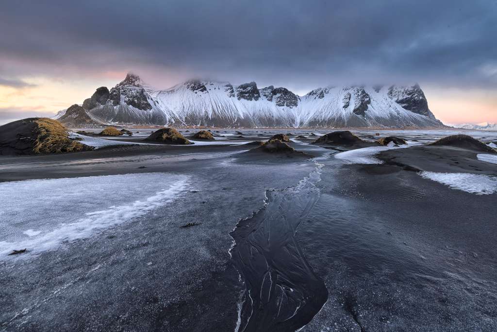 Vulkan in lavina polja