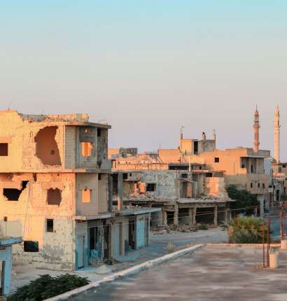 Ruševine po vojni v Siriji